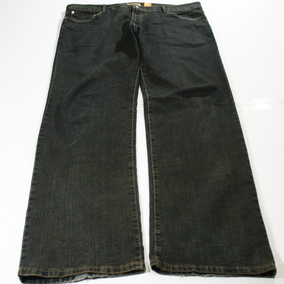 MEN'S MODE PLATINUM DARK GRAY JEANS - Picture 1 of 8